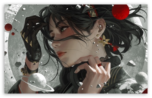 Girl, Art, Music Universe, Headphones UltraHD Wallpaper for UHD 16:9 ; HD 16:9 ; UltraWide 21:9 24:10 ; Widescreen 16:10 5:3 ; Fullscreen 4:3 5:4 3:2 ; Tablet 1:1 ; Mobile 9:16 9:19.5 9:20 9:21 9:22 10:16 2:3 3:5 3:4 ; Dual 4:3 5:4 3:2 ;