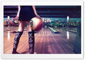 Girl Bowling Sport Ultra HD Wallpaper for 4K UHD Widescreen desktop, tablet & smartphone