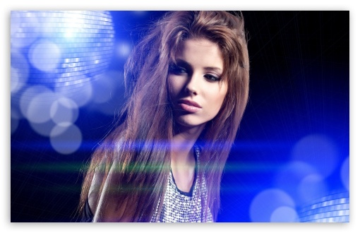 Girl Disco UltraHD Wallpaper for HD 16:9 ; Widescreen 16:10 5:3 ;