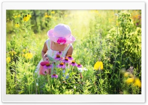 Girl Enjoing the Outdoors Ultra HD Wallpaper for 4K UHD Widescreen desktop, tablet & smartphone