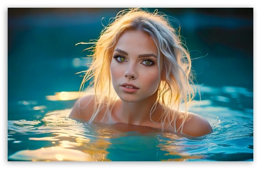 Girl in Clear Water UltraHD Wallpaper for UHD 16:9 ; HD 16:9 ; UltraWide 21:9 24:10 ; Widescreen 16:10 5:3 ; Fullscreen 4:3 5:4 3:2 ; Tablet 1:1 ; Mobile 9:16 9:19.5 9:20 9:21 9:22 10:16 2:3 3:5 3:4 ;