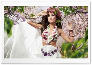 Girl In The Garden Ultra HD Wallpaper for 4K UHD Widescreen desktop, tablet & smartphone