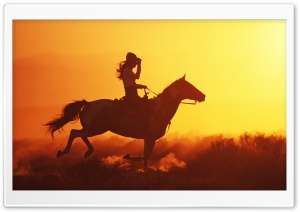 Girl On Horse Ultra HD Wallpaper for 4K UHD Widescreen desktop, tablet & smartphone