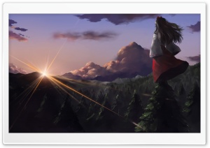 Girl On Tree Tops Ultra HD Wallpaper for 4K UHD Widescreen desktop, tablet & smartphone