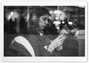 Girl Reading Ultra HD Wallpaper for 4K UHD Widescreen desktop, tablet & smartphone