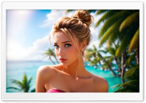 Girl, Summertime Ultra HD Wallpaper for 4K UHD Widescreen desktop, tablet & smartphone