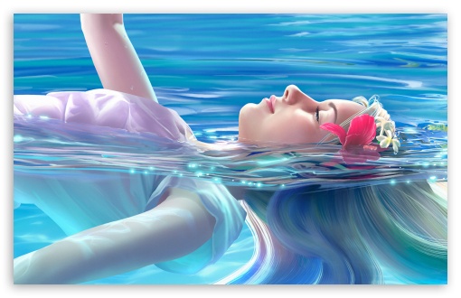 Girl, Water UltraHD Wallpaper for Wide 16:10 Widescreen WHXGA WQXGA WUXGA WXGA ;