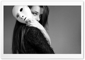 Girl With Mask Ultra HD Wallpaper for 4K UHD Widescreen desktop, tablet & smartphone