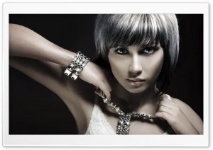 Girl With Silver Hair Ultra HD Wallpaper for 4K UHD Widescreen desktop, tablet & smartphone