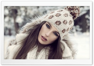 Girl With Winter Hat Ultra HD Wallpaper for 4K UHD Widescreen desktop, tablet & smartphone