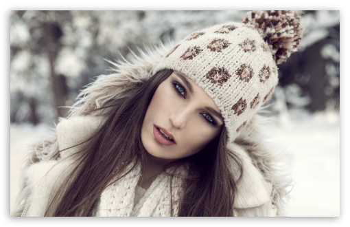 Girl With Winter Hat Ultra HD Desktop Background Wallpaper for 4K UHD ...