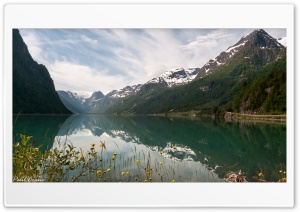 Glacial Lake. Norway Ultra HD Wallpaper for 4K UHD Widescreen desktop, tablet & smartphone