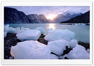 Glacier Lake Mountains 4 Ultra HD Wallpaper for 4K UHD Widescreen desktop, tablet & smartphone