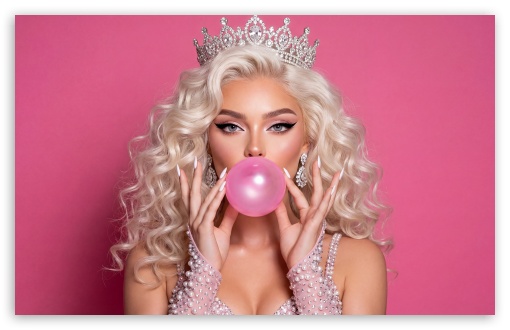 Glamorous Princess Pop-art UltraHD Wallpaper for UHD 16:9 ; HD 16:9 ; UltraWide 21:9 24:10 32:9 32:10 ; Widescreen 16:10 ; Tablet 1:1 ; Mobile 9:16 9:19.5 9:20 9:21 9:22 ; Dual 16:10 16:9 ;