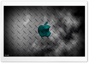 Glass Apple - Metal Background Ultra HD Wallpaper for 4K UHD Widescreen desktop, tablet & smartphone