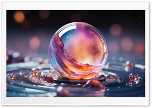 Glass Balls Art Ultra HD Wallpaper for 4K UHD Widescreen desktop, tablet & smartphone