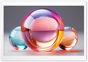 Glass Balls Background Ultra HD Wallpaper for 4K UHD Widescreen desktop, tablet & smartphone