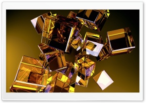 Glass Cubes Ultra HD Wallpaper for 4K UHD Widescreen desktop, tablet & smartphone
