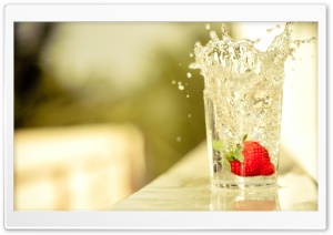 Glass Of Water Splash Ultra HD Wallpaper for 4K UHD Widescreen desktop, tablet & smartphone