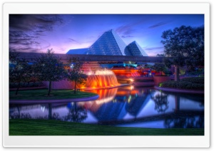 Glass Pyramids of Imagination Ultra HD Wallpaper for 4K UHD Widescreen desktop, tablet & smartphone