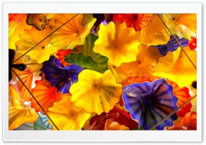 Glass Sculpture By Dale Chihuly Ultra HD Wallpaper for 4K UHD Widescreen desktop, tablet & smartphone