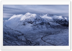 Glencoe Highlands Of Scotland, Winter Ultra HD Wallpaper for 4K UHD Widescreen desktop, tablet & smartphone