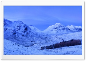 Glencoe Surrounded by Mountains, Scotland Ultra HD Wallpaper for 4K UHD Widescreen desktop, tablet & smartphone