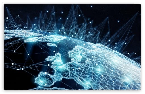 Global Earth Mesh Network UltraHD Wallpaper for UHD 16:9 ; HD 16:9 ; UltraWide 21:9 24:10 ; Widescreen 16:10 ; Tablet 1:1 ; Mobile 9:16 9:19.5 9:20 9:21 9:22 ;