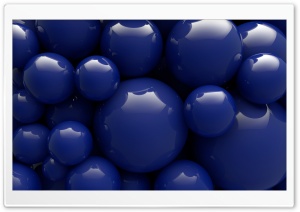 Glossy Blue Balls Background Ultra HD Wallpaper for 4K UHD Widescreen desktop, tablet & smartphone