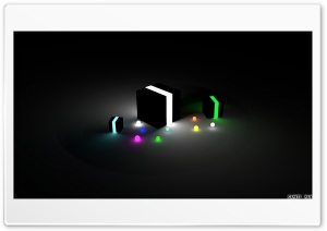 Glow Cubes Ultra HD Wallpaper for 4K UHD Widescreen desktop, tablet & smartphone