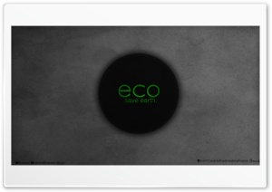 Go ECO Save Earth-black_nithin suren Ultra HD Wallpaper for 4K UHD Widescreen desktop, tablet & smartphone