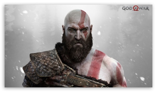 God Of War Kratos PS4 UltraHD Wallpaper for HD 16:9 ;