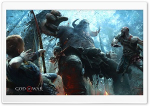 God of War PS4 Atreus Son of Kratos Ultra HD Wallpaper for 4K UHD Widescreen desktop, tablet & smartphone