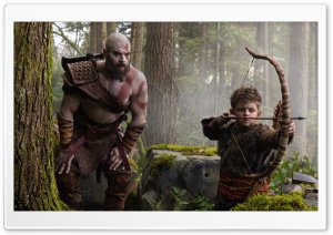 God of War TV Series, Kratos and Atreus 4K UHD Wallpaper for Widescreen and UltraWide Desktop, UltraHD TV, Smartphone, Tablet