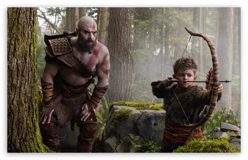 God of War TV Series, Kratos and Atreus UltraHD Wallpaper for UHD 16:9 ; HD 16:9 ; UltraWide 21:9 24:10 ; Widescreen 16:10 5:3 ; Fullscreen 4:3 5:4 3:2 ; Mobile 9:16 10:16 2:3 3:5 3:4 ;