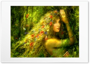 goddess of spring - boginja vesni Ultra HD Wallpaper for 4K UHD Widescreen desktop, tablet & smartphone