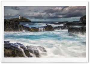 Godrevy Island in St Ives, United Kingdom Ultra HD Wallpaper for 4K UHD Widescreen desktop, tablet & smartphone
