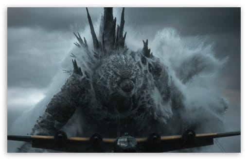Godzilla Minus Zero 2026 Movie UltraHD Wallpaper for UHD 16:9 ; HD 16:9 ; UltraWide 21:9 24:10 ; Widescreen 16:10 ; Tablet 1:1 ;