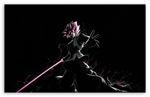 Goku Black Super Saiyan Rose UltraHD Wallpaper for UHD 16:9 ; HD 16:9 ; UltraWide 21:9 24:10 32:9 32:10 ; Widescreen 16:10 ; Tablet 1:1 ; Mobile 9:16 9:19.5 9:20 ; Dual 16:10 16:9 ;