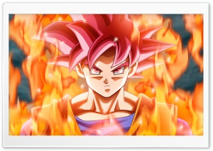Goku Super Saiyan God Ultra HD Wallpaper for 4K UHD Widescreen desktop, tablet & smartphone