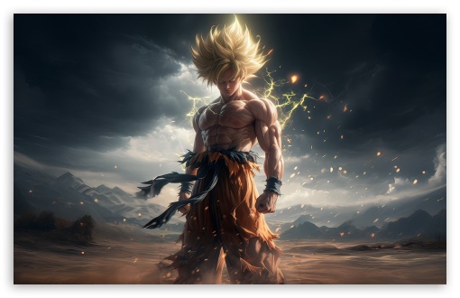 Goku's Super Saiyan UltraHD Wallpaper for UHD 16:9 ; HD 16:9 ; UltraWide 21:9 24:10 32:9 32:10 ; Widescreen 16:10 5:3 ; Fullscreen 4:3 5:4 3:2 ; Tablet 1:1 ; Mobile 9:16 9:19.5 9:20 10:16 2:3 3:5 3:4 ; Dual 16:10 5:3 16:9 4:3 5:4 3:2 ;