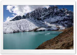 Gokyo, Lake, Nepal, Himalayas, Mountains, Landscape 4K UHD Wallpaper for Widescreen and UltraWide Desktop, UltraHD TV, Smartphone, Tablet