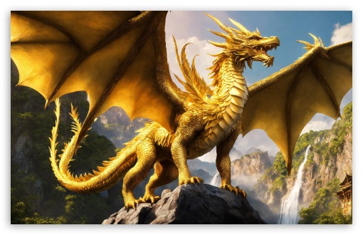 Gold Dragon UltraHD Wallpaper for 8K UHD TV 16:9 Ultra High Definition 2160p 1440p 1080p 900p 720p ; UltraWide 21:9 ; Widescreen 16:10 5:3 WHXGA WQXGA WUXGA WXGA WGA ; Fullscreen 4:3 5:4 3:2 UXGA XGA SVGA QSXGA SXGA DVGA HVGA HQVGA ( Apple PowerBook G4 iPhone 4 3G 3GS iPod Touch ) ; Tablet 1:1 ;