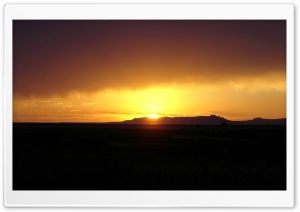 Gold Sunset Sky 3 Ultra HD Wallpaper for 4K UHD Widescreen desktop, tablet & smartphone