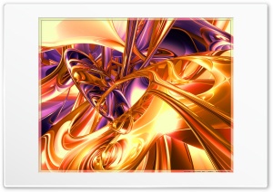 Golden Abstract Art Ultra HD Wallpaper for 4K UHD Widescreen desktop, tablet & smartphone