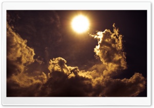 Golden Clouds Ultra HD Wallpaper for 4K UHD Widescreen desktop, tablet & smartphone