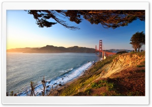 Golden Gate Afternoon Ultra HD Wallpaper for 4K UHD Widescreen desktop, tablet & smartphone