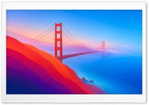 Golden Gate Bridge Mac 4K UHD Wallpaper for Widescreen and UltraWide Desktop, UltraHD TV, Smartphone, Tablet