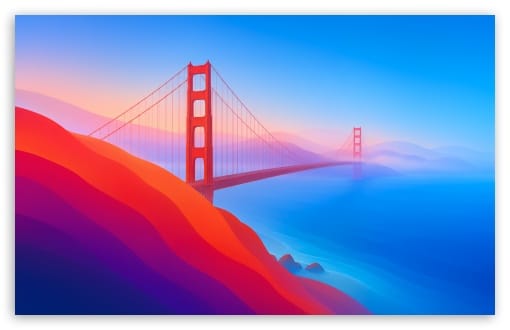 Golden Gate Bridge Mac UltraHD Wallpaper for UHD 16:9 ; HD 16:9 ; UltraWide 21:9 24:10 32:9 32:10 ; Widescreen 16:10 ; Tablet 1:1 ; Mobile 9:16 9:19.5 9:20 9:21 9:22 ; Dual 16:10 16:9 ;