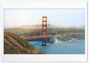 Golden Gate Bridge, San Francisco 4K UHD Wallpaper for Widescreen and UltraWide Desktop, UltraHD TV, Smartphone, Tablet